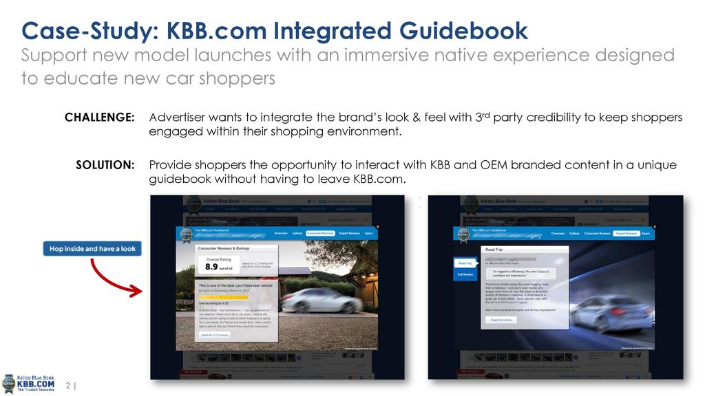 Case-Study: KBB.com Integrated Guidebook