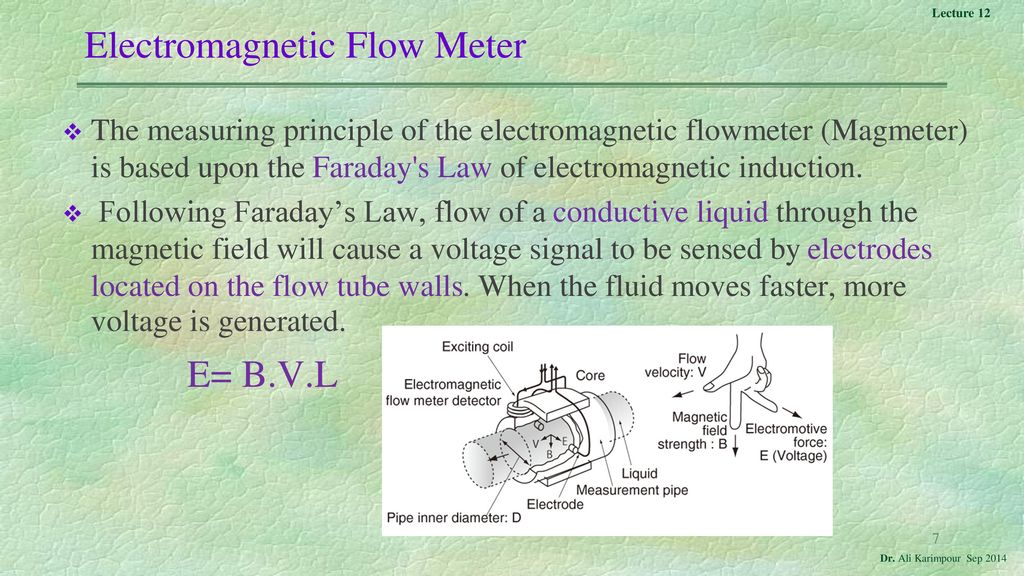 Electromagnetic Flow Meters - ppt video online download