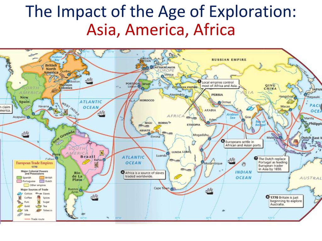 The Impact of the Age of Exploration: Asia, America, Africa