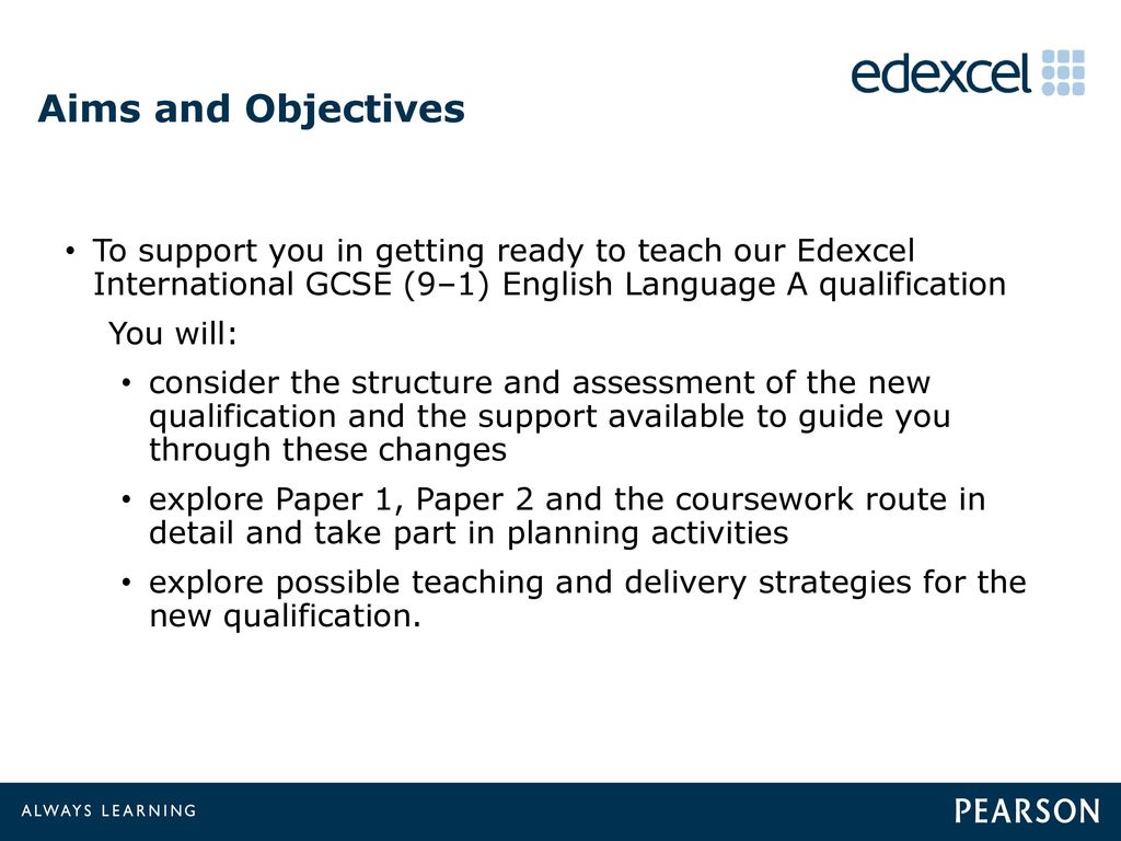 Pearson Edexcel International GCSE - ppt download