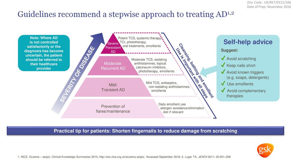 atopic dermatitis treatment guidelines uk)