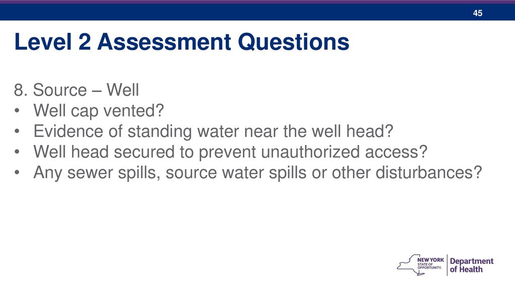 Level 2 Assessment Questions