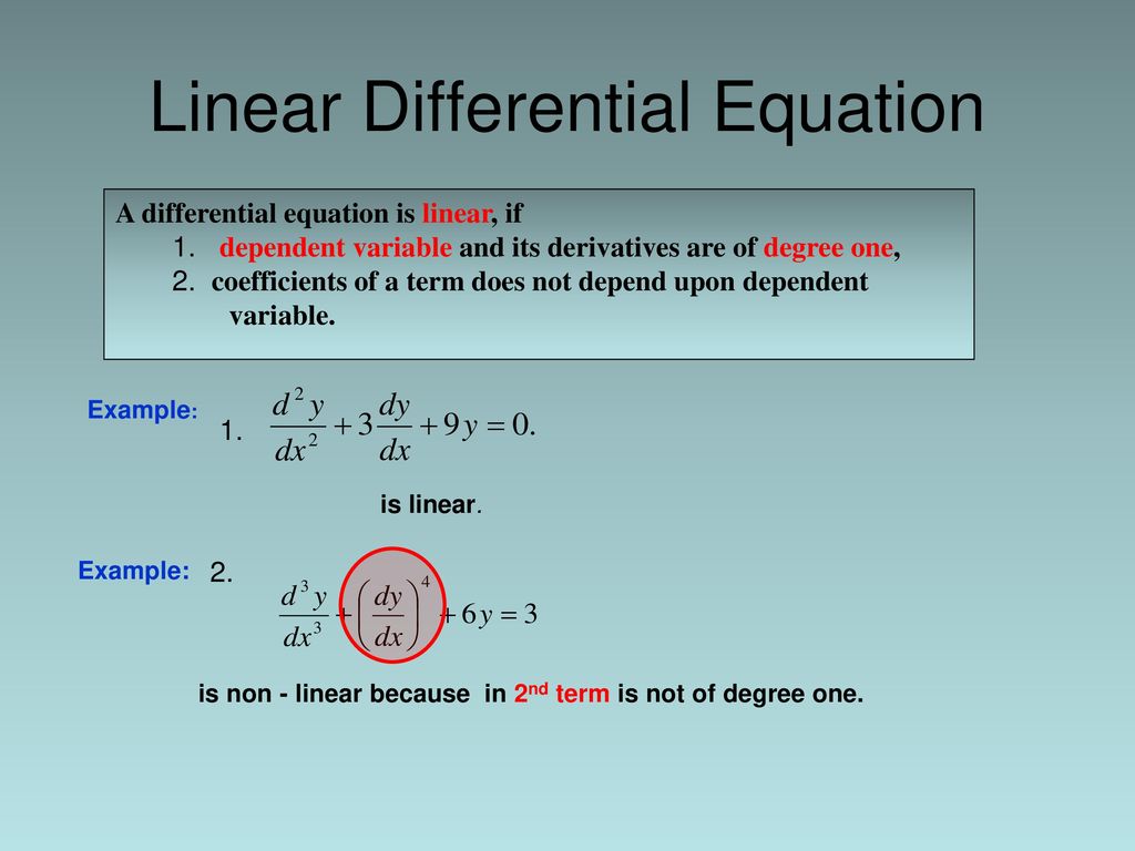 Introduction to Differential Equations - ppt download