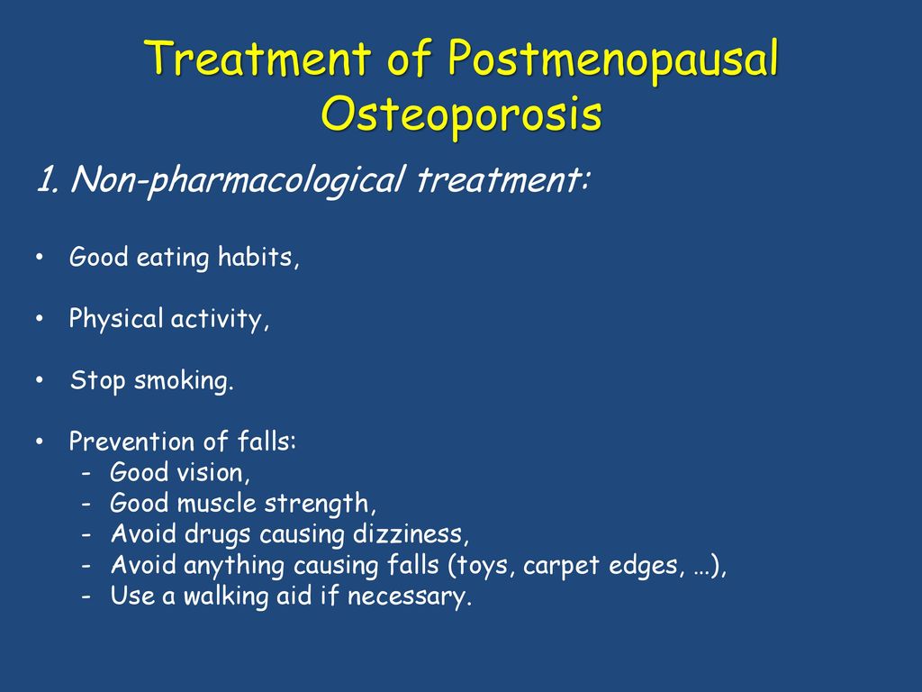 Management of postmenopausal osteoporosis - ppt download