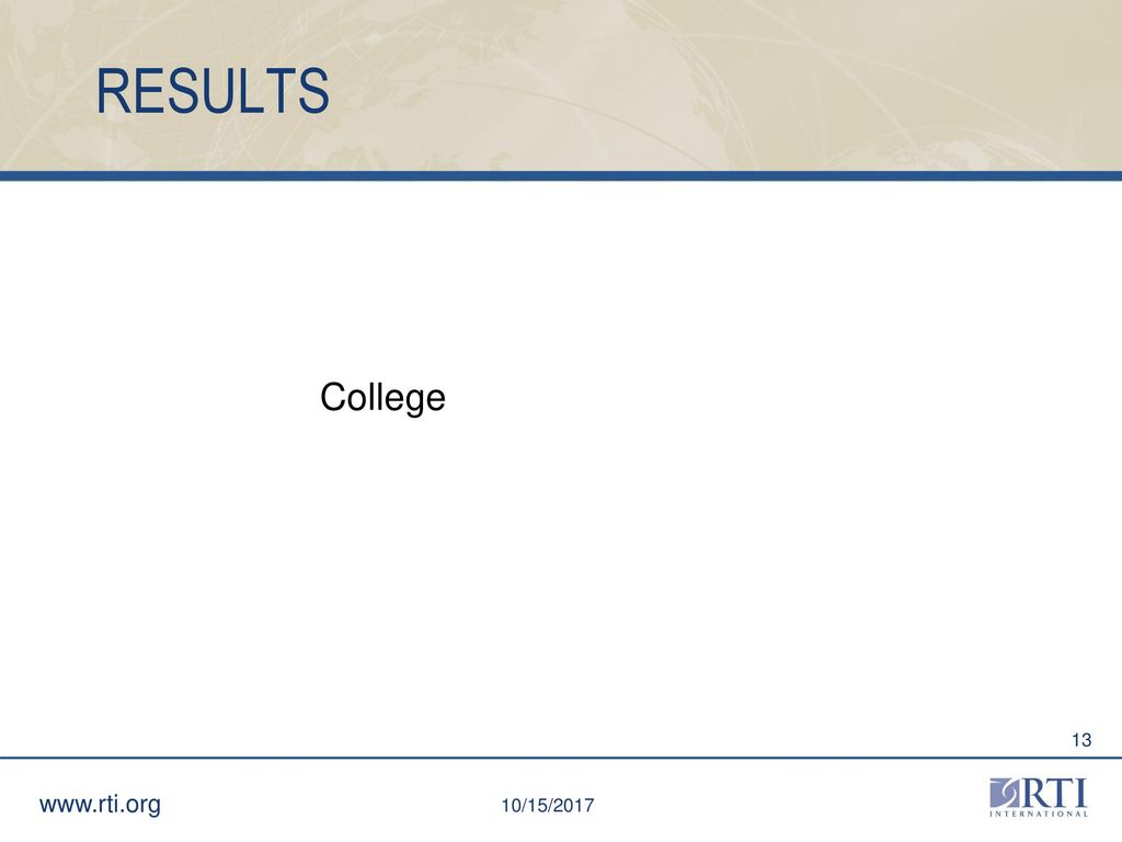 RESULTS College 10/15/2017