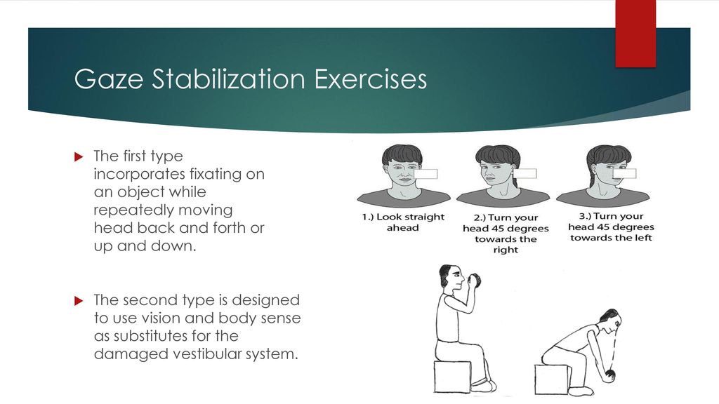 gaze stabilization vestibular rehabilitation exercises pictures