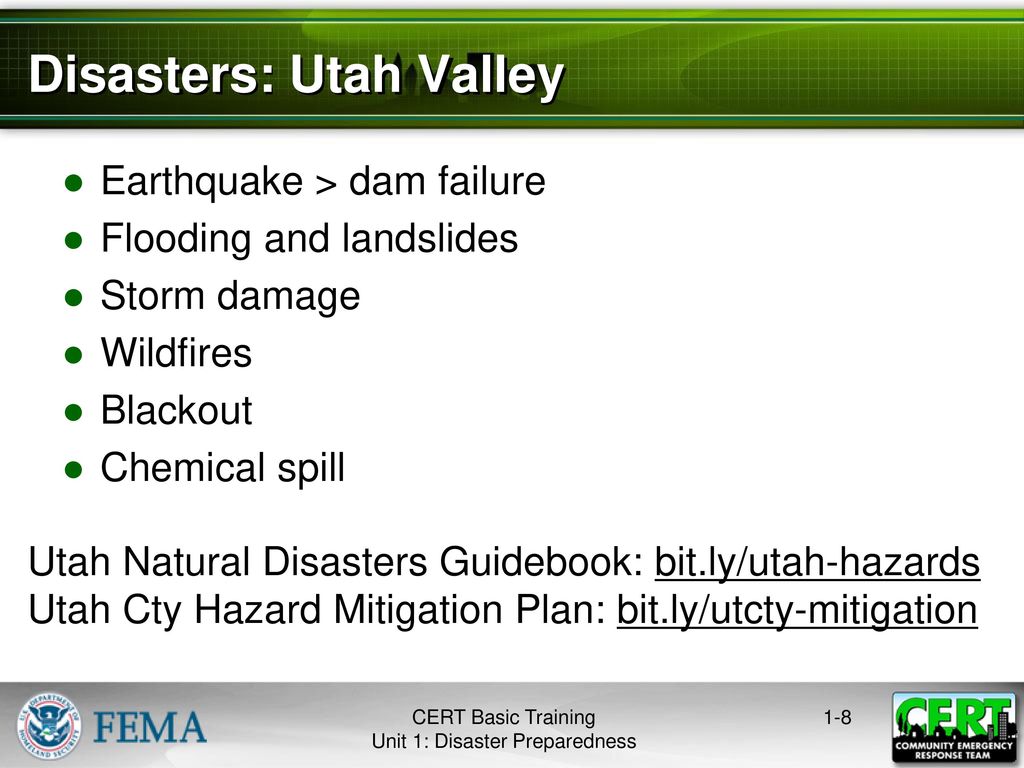 Unit 1: Disaster Preparedness - ppt download