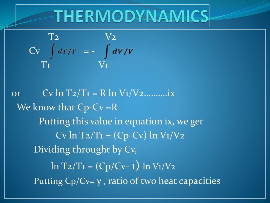 Thermodynamics Thermodynamics Ppt Video Online Download