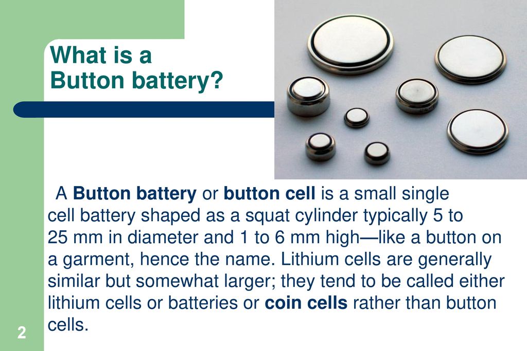 Button Battery Ingestion in Children: Experience in KCGH - ppt download