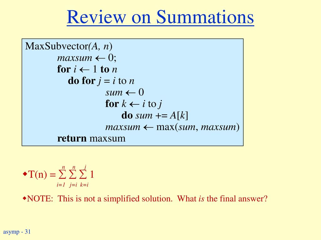 Asymptotic Complexity Ppt Video Online Download
