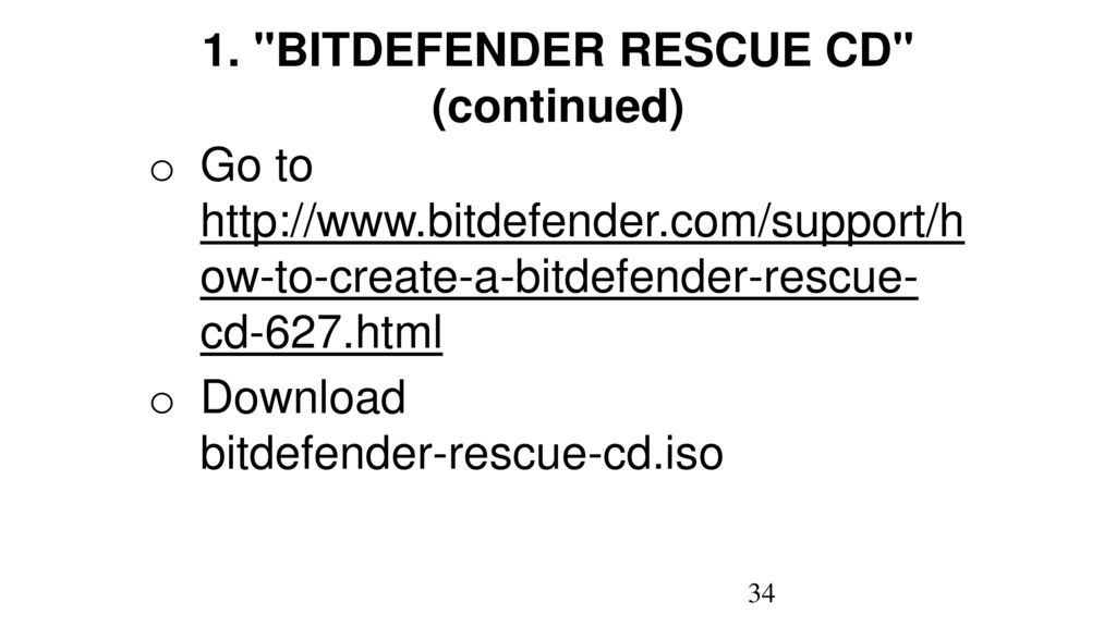 download bitdefender rescue cd iso