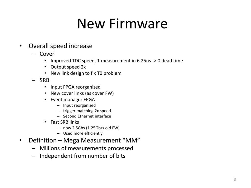 Straw Readout Status Run 16 Cover Fw Srb Fw Ppt Download