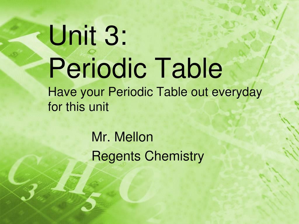 Mr. Mellon Regents Chemistry - ppt video online download