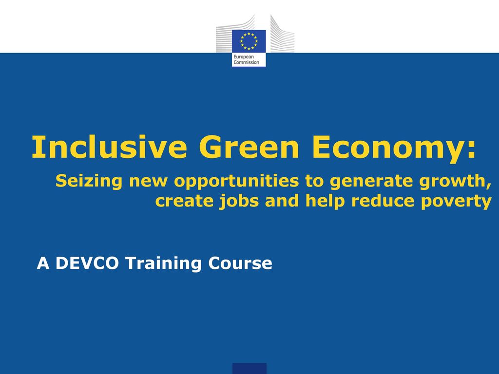 Inclusive Green Economy: