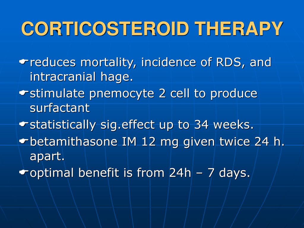 CORTICOSTEROID THERAPY