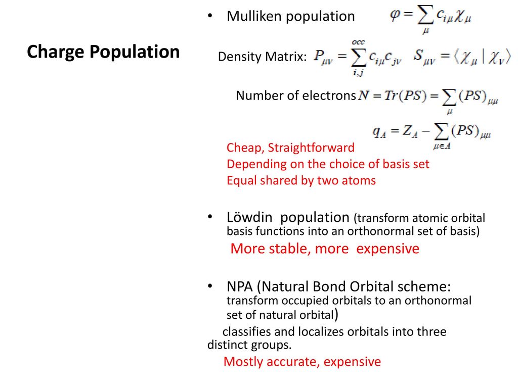 mulliken population charge transfer calculation quantumwise mulliken population charge transfer calculation quantumwise