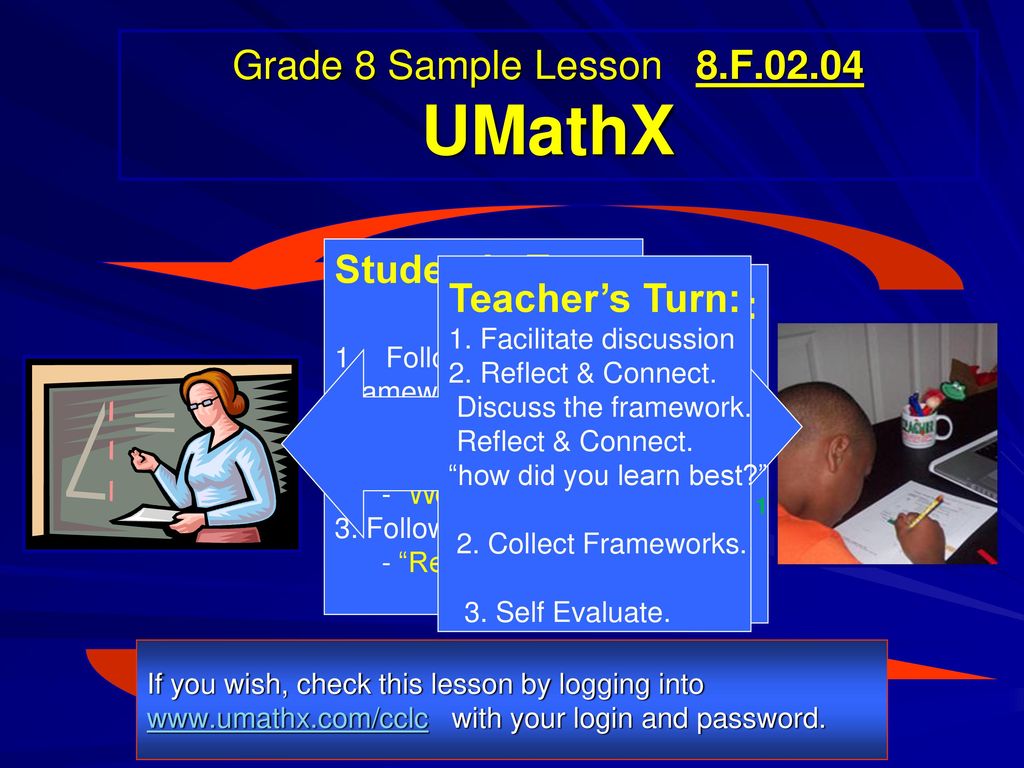 Grade 8 Sample Lesson 8.F UMathX