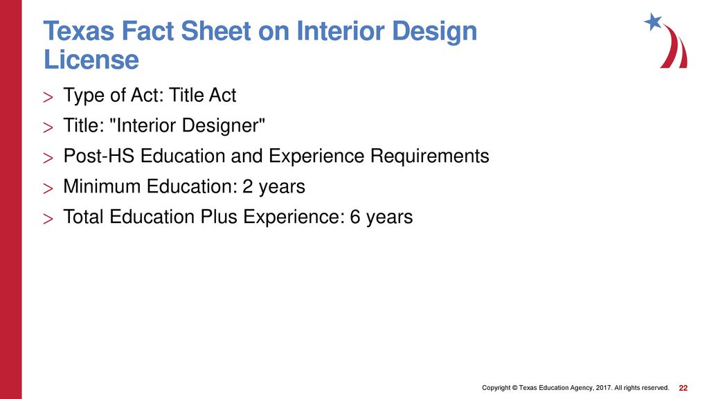 Interior Design License Requirements Ppt Download