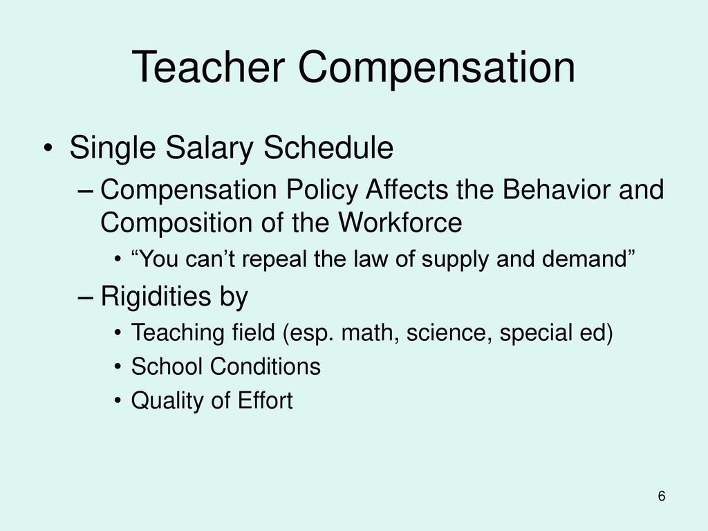 Lausd Teacher Salary Chart