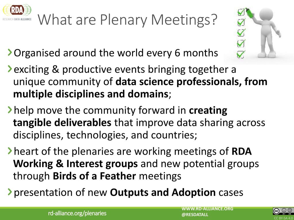 What are Plenary Meetings