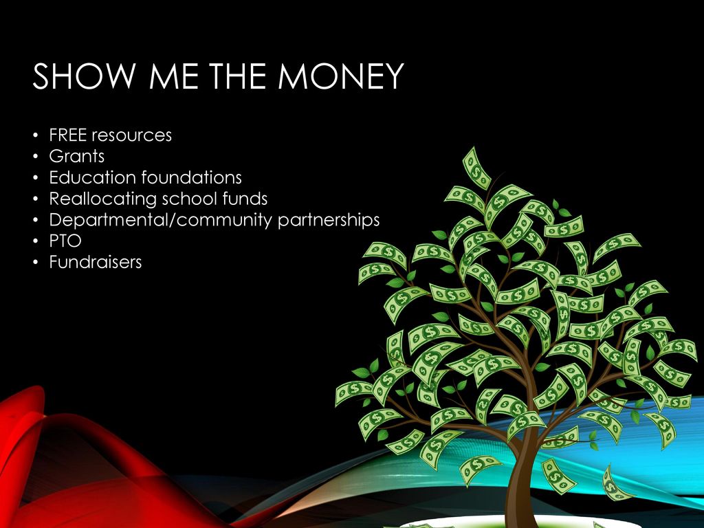 Show me the money FREE resources Grants Education foundations