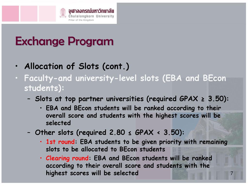 EBA Program, Faculty of Economics, Chulalongkorn University