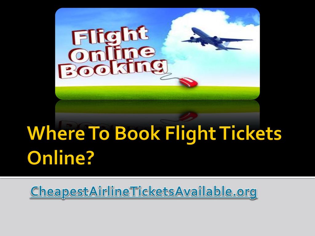 Where To Book Flight Tickets Online