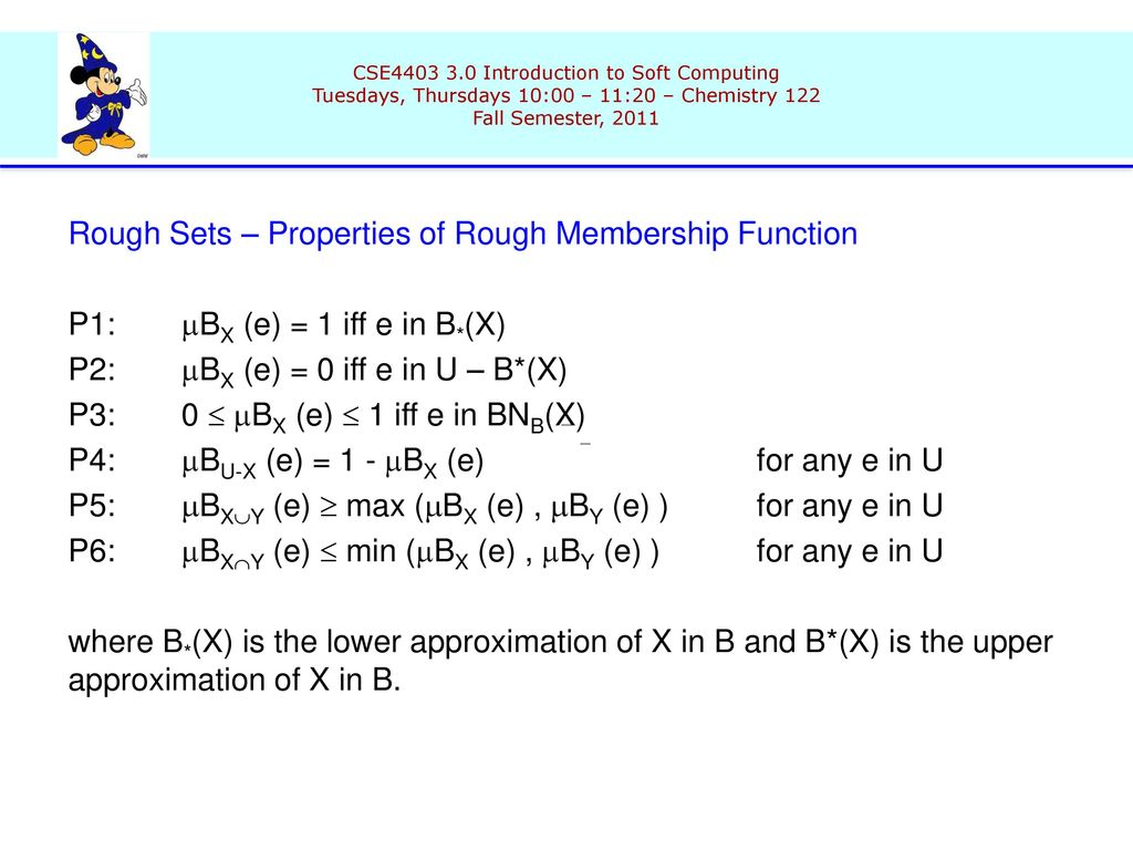 More Rough Sets Ppt Download