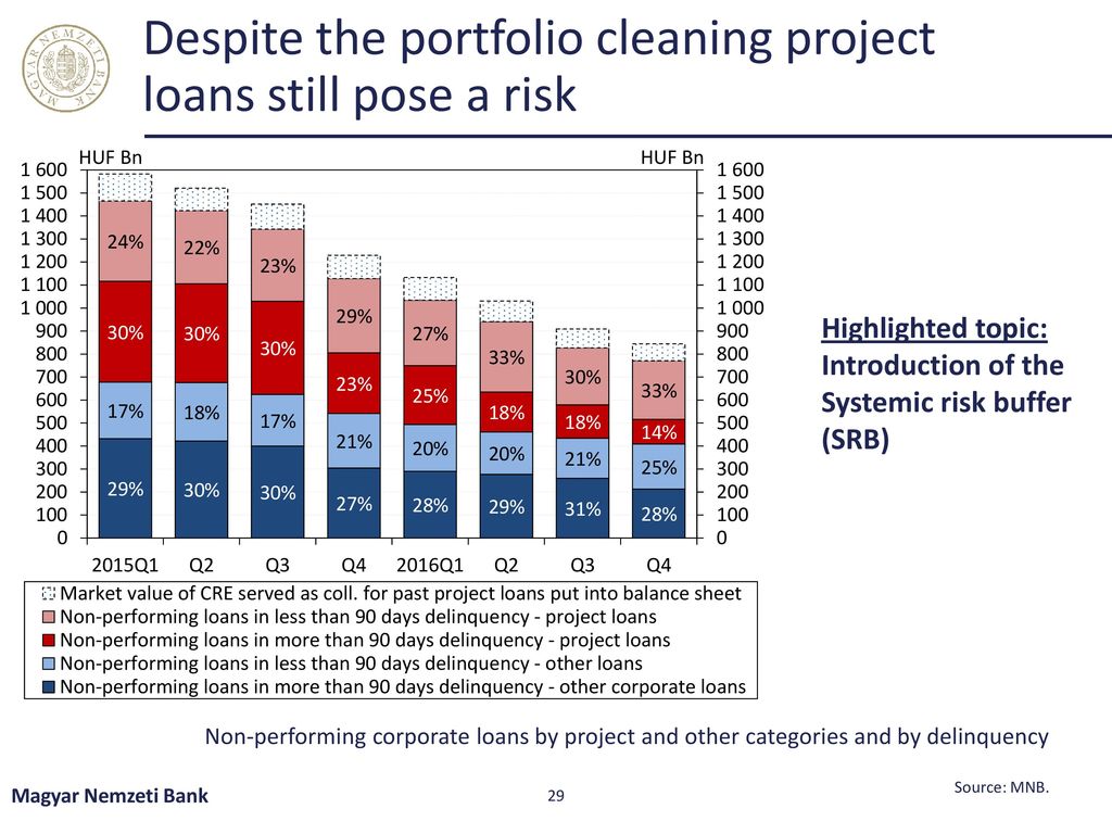 Despite the portfolio cleaning project loans still pose a risk