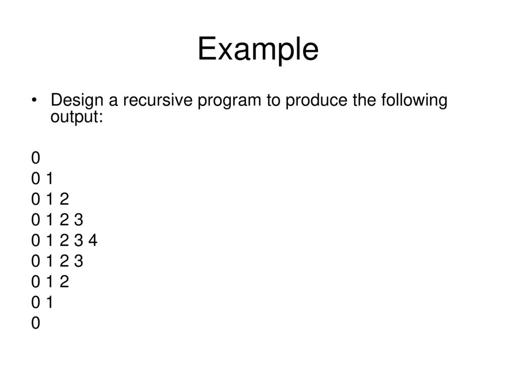 Recursion. - ppt download