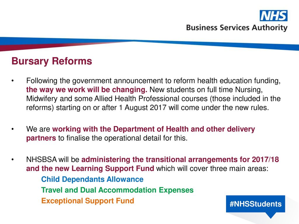 Welcome To The Nhsbsa Student Services Stakeholder Event Ppt Download