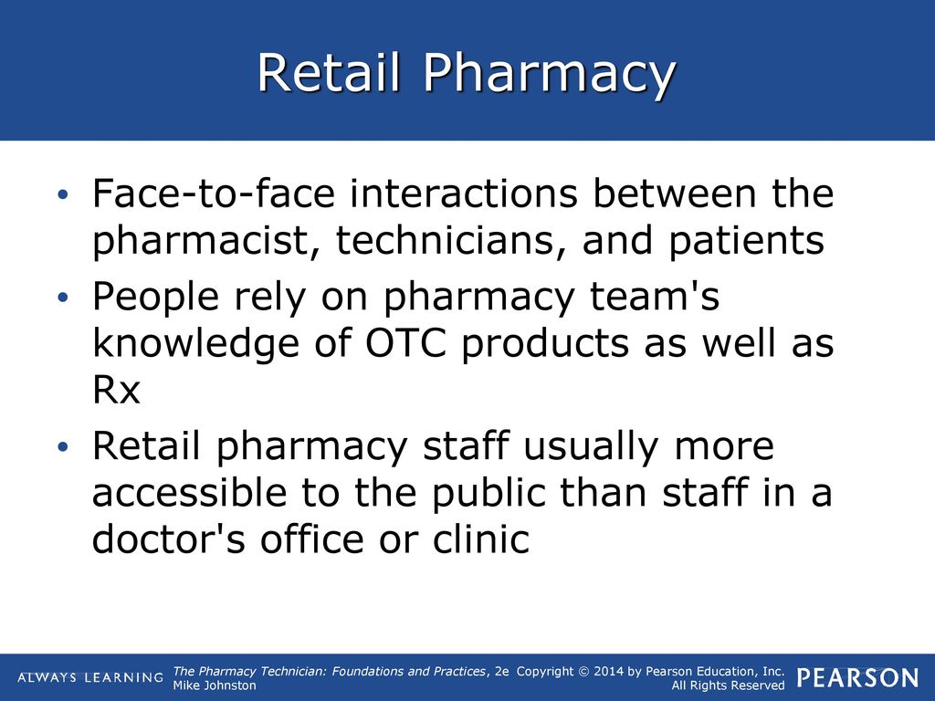 8 Retail Pharmacy. - ppt download