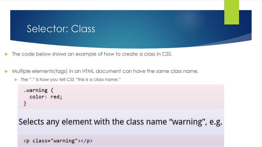Introduction to CSS: Selectors - ppt video online download