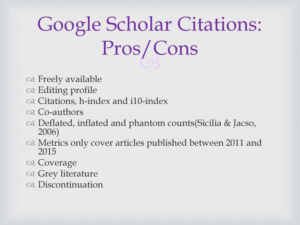 Researcher Impact And Academic Profiles Ppt Download