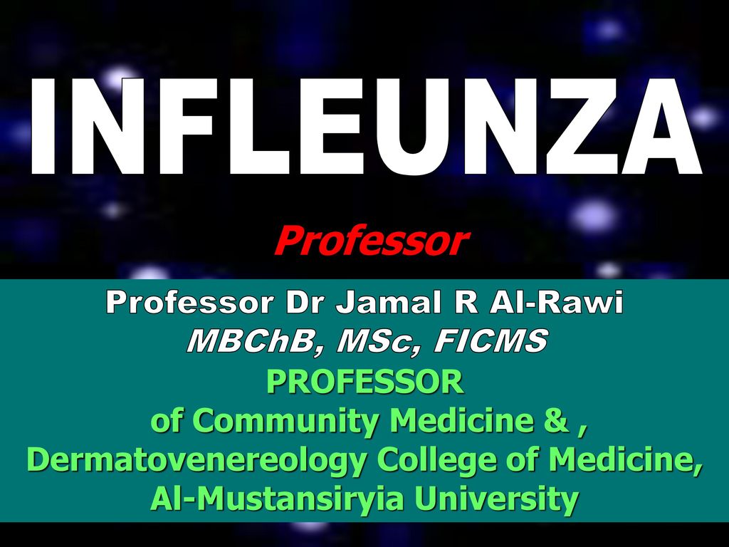 Professor Dr Jamal R Al-Rawi