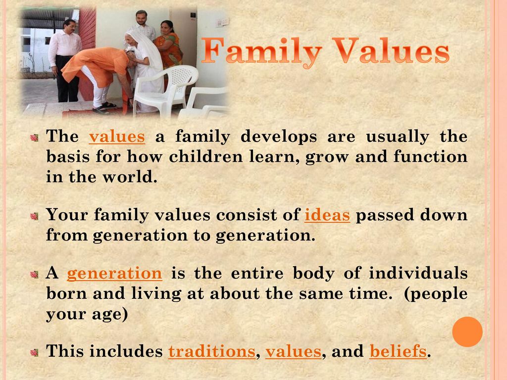Values topic