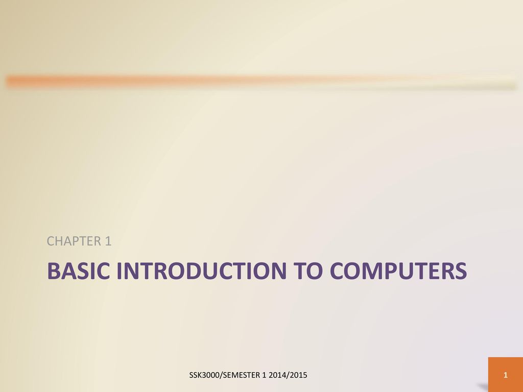 Basic introduction to computers - ppt download