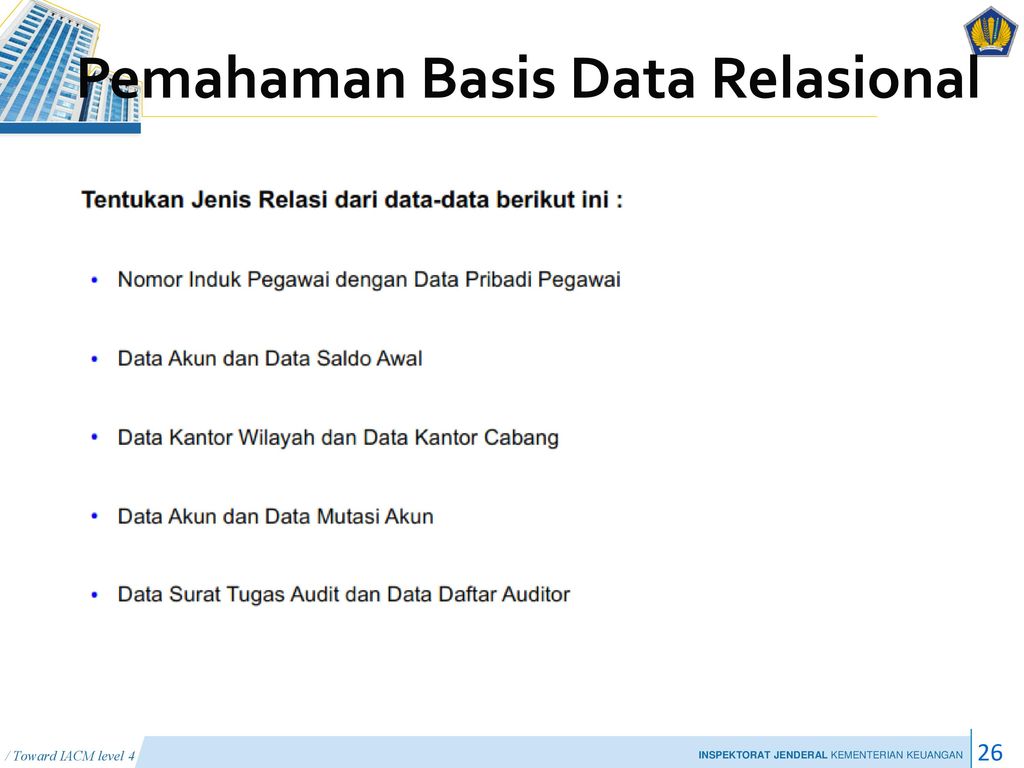 Pemahaman Basis Data Relasional