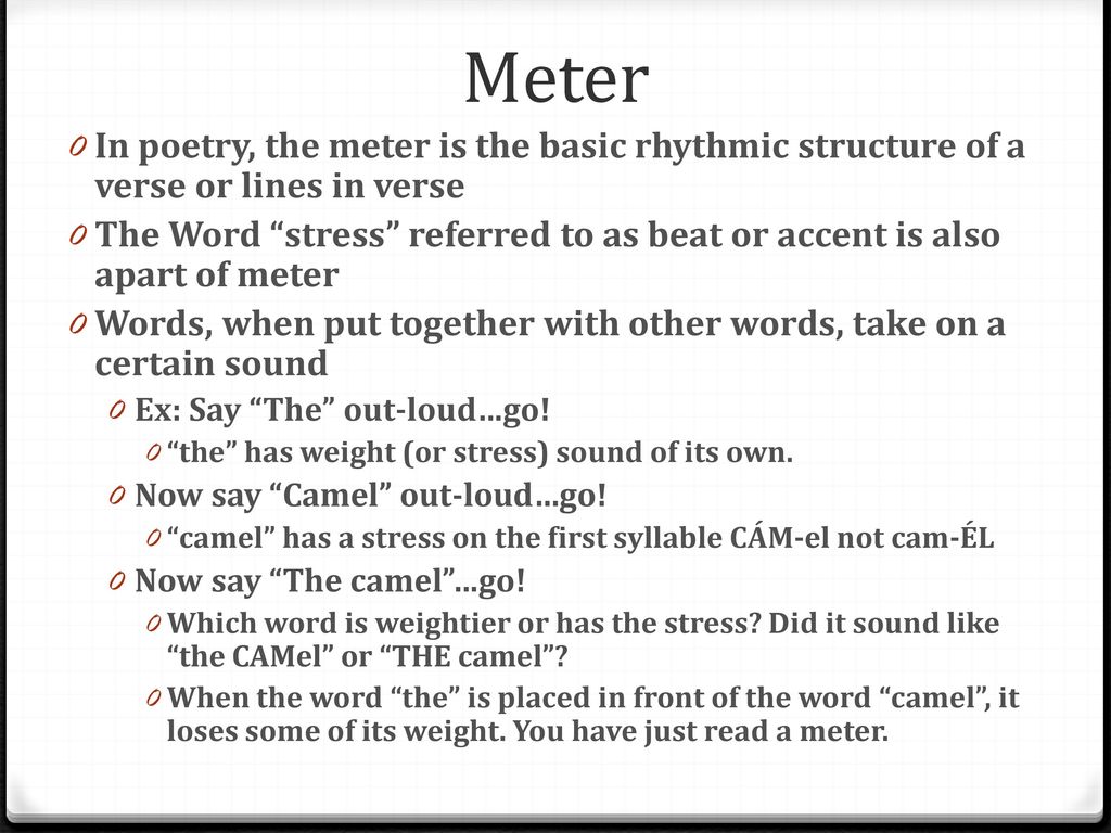 Meter By Ms. Nardo CW II Learning about rhythm. - ppt download