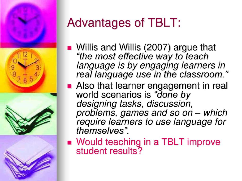 Task Based Learning Does it Work?. - download