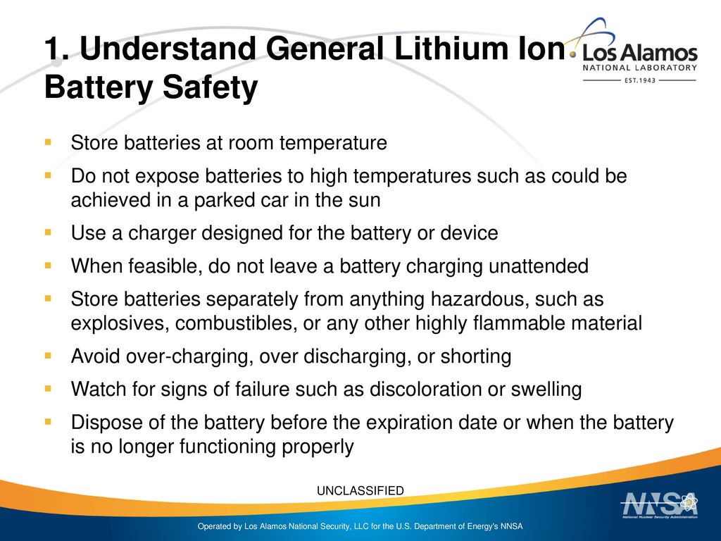 Lithium Ion Battery Safety - ppt download