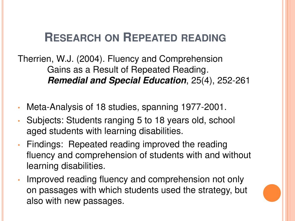 Evidence-based practices for teaching reading - ppt download