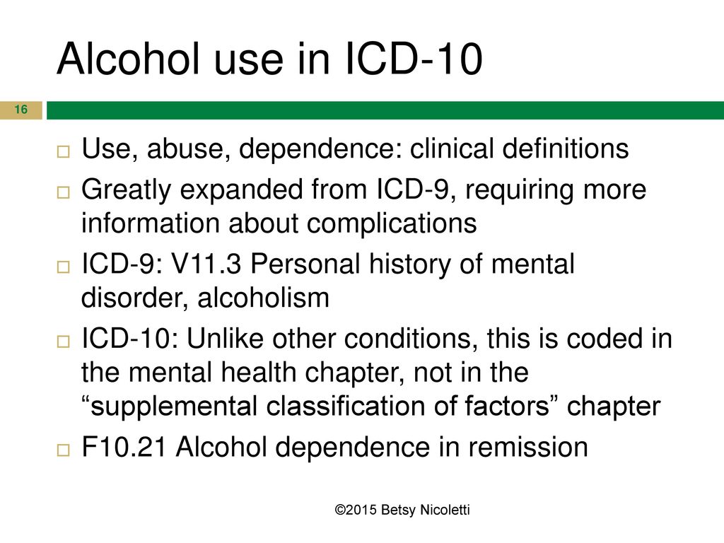 ICD-10-cm Coding for Psychiatry and behavioral health - ppt download