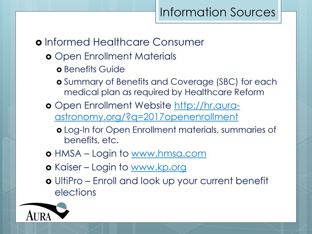 Information Sources Informed Healthcare Consumer