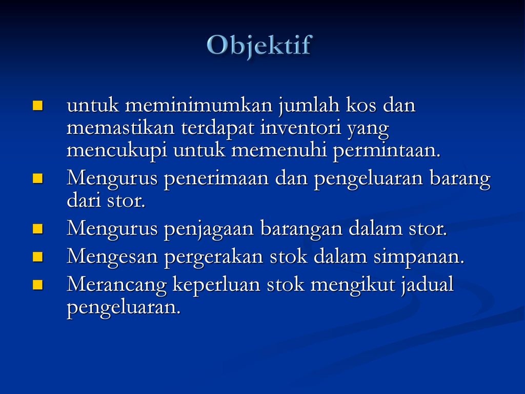 Kitaran Pengeluaran Sistem Pengurusan Inventori Sistem Pengurusan Kos Ppt Video Online Download