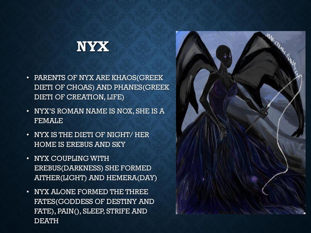 Who Is Nyx Parents? 