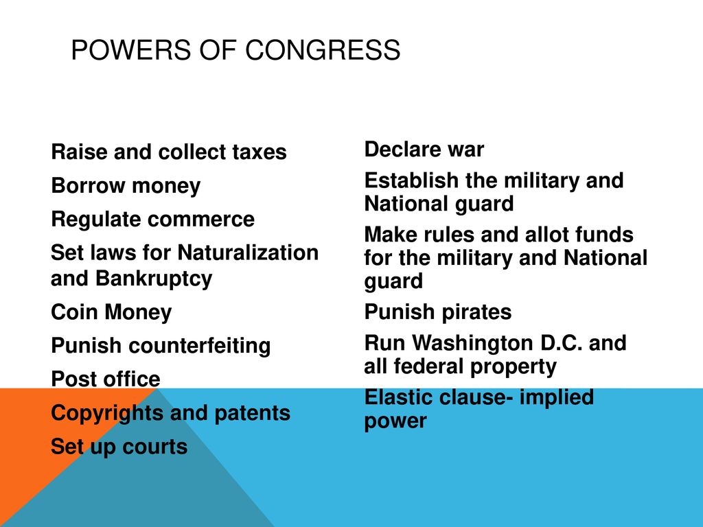 The Legislative Branch - ppt download