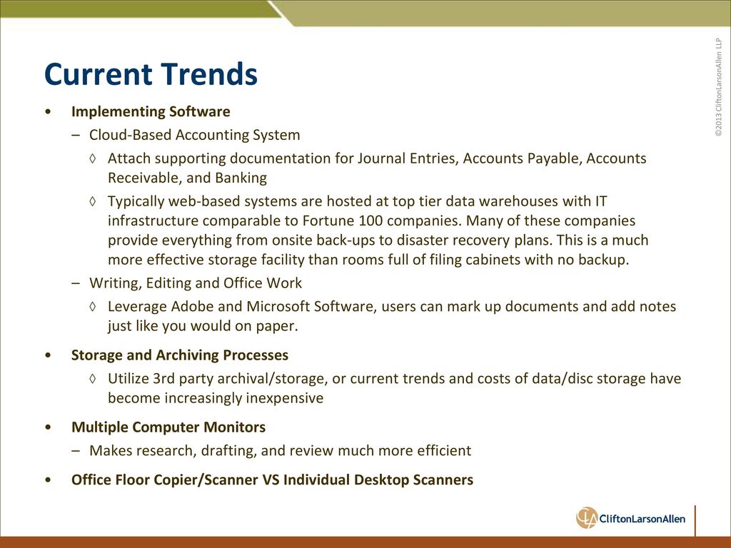 Current Trends Implementing Software Cloud-Based Accounting System