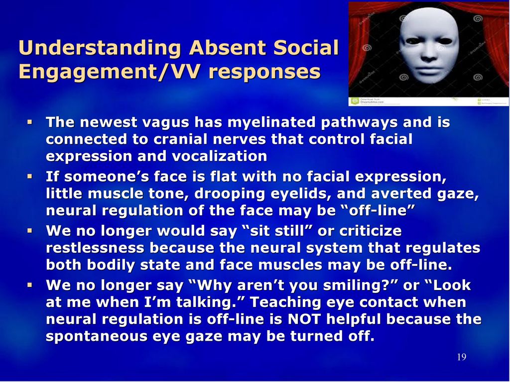 Understanding Absent Social Engagement/VV responses