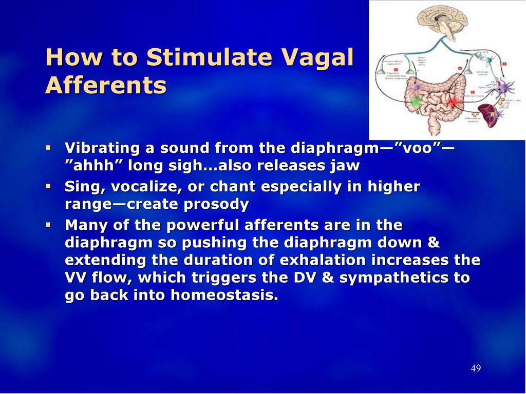 How to Stimulate Vagal Afferents